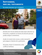 Poster Septiembre Mes del Testamento